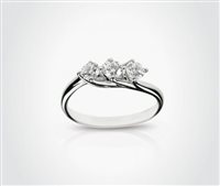 Anello Fanton Gioielli Donna TRILOGY in Oro Diamante 0.15 Ct ANOR-66-52 - ANOR-66-52